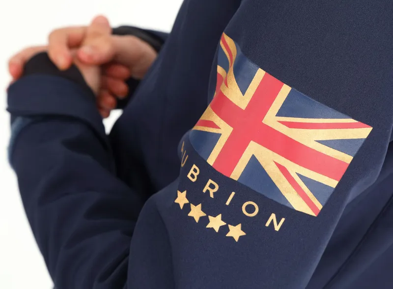 Shires Aubrion Team Softshell Jacket Ladies in Navy-5